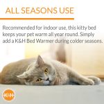 K&H Amazin' Thermo-Kitty Pad Heated Cat Bed