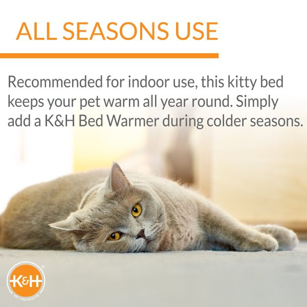 K&H Amazin' Thermo-Kitty Pad Heated Cat Bed