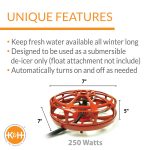 K&H Ultimate Bucket Heater with Cord Clip