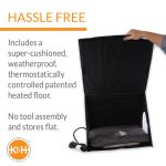 K&H Thermo A-Frame Heated Cat House - Gray/Black