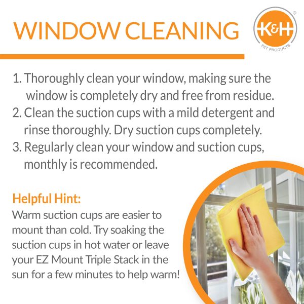 K&H EZ Mount Window Kitty Sill Quad Stack