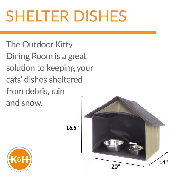 K&H Outdoor Kitty Dining Room