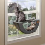 K&H EZ Mount Cat Window Perch Double Level Hammock Kitty Sill Window Bed