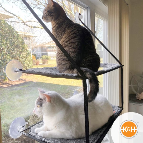 K&H EZ Mount Window Kitty Sill Double Stack