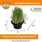 K&H EZ Mount Window Cat Grass Grow Station