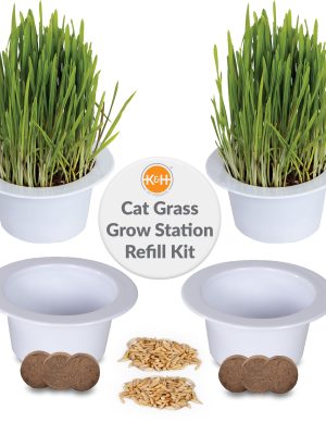 K&H Cat Grass Grow Station Growing Cup Refills