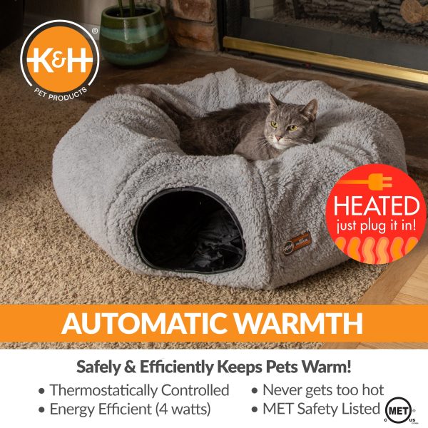 K&H Thermo-Kitty Cat Tunnel Bed