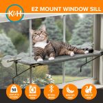 K&H EZ Mount Cat Window Perch Kitty Sill Window Bed