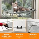 K&H EZ Mount Cat Window Perch Kitty Sill Window Bed