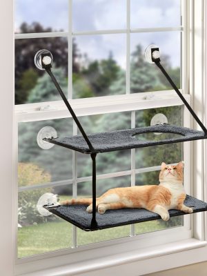 K&H EZ Mount Window Kitty Sill Double Stack