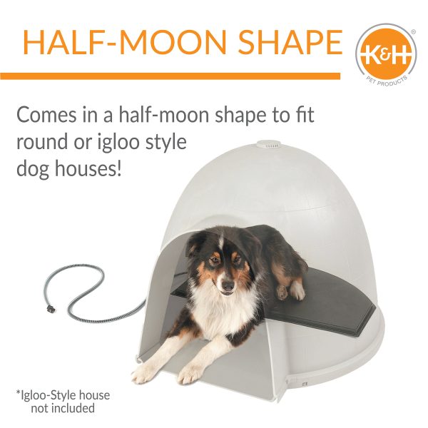 K&H Lectro-Kennel® Igloo-Style Outdoor Heated Pad