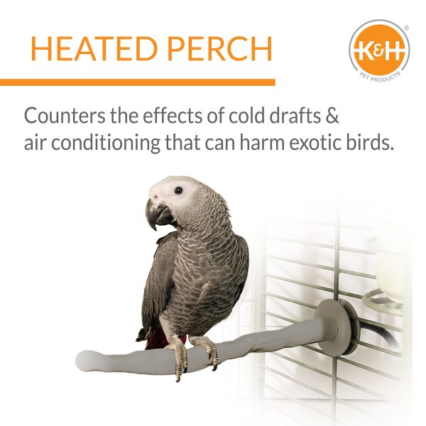 K&H Thermo-Perch Heated Bird Perch