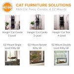 K&H Hangin’ Cat Condo / Hangin’ High Rise Cat Tree