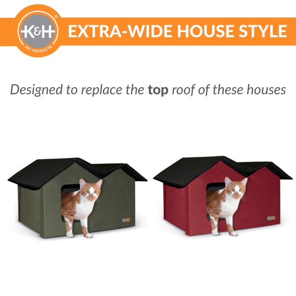 K&H Outdoor Kitty House Replacement Roof Tops