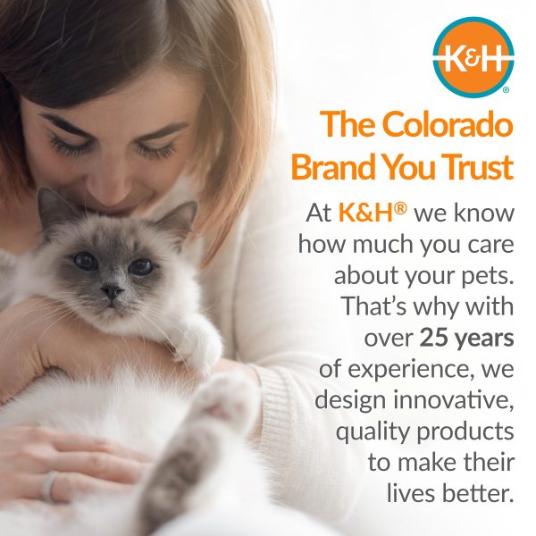 K&H Elevated Hammock Cat Bed for Indoor Cats