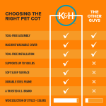 K&H Elevated Hammock Cat Bed for Indoor Cats