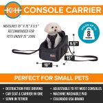K&H Portable Pet Console Booster Dog Car Seat