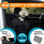 K&H Portable Pet Console Booster Dog Car Seat