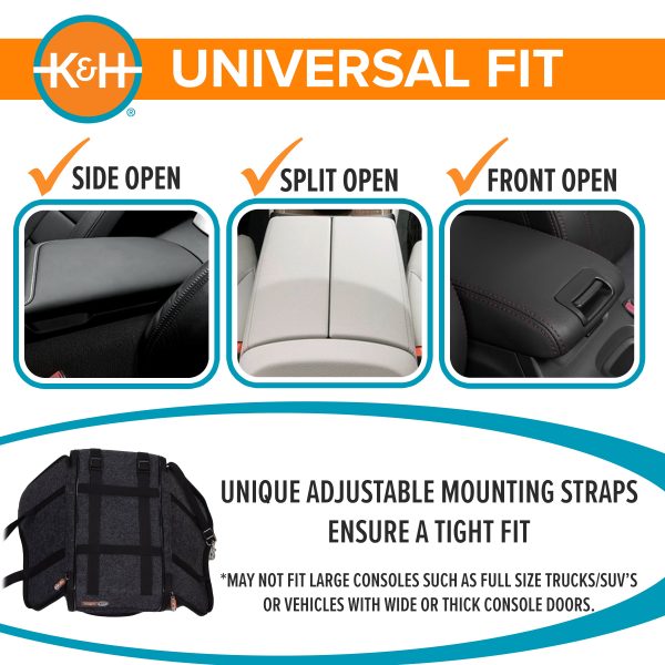 K&H Portable Pet Console Booster Dog Car Seat