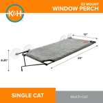 K&H EZ Mount Cat Window Perch Kitty Sill Window Bed