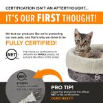 K&H Thermo Pet Cuddler Indoor Heated Donut Cat Bed