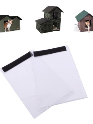 K&H Outdoor Cat Shelter Replacement Door Flap Sets - Multiple Styles