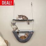 K&H Wall Mount Cat Shelf & Cat Hammock
