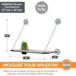 K&H Window Lounger Cat Perch with Cat Grass Grow Station