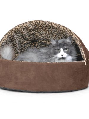 K&H Thermo-Kitty Bed Deluxe Hooded