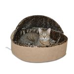 K&H Thermo-Kitty Bed Deluxe Hooded
