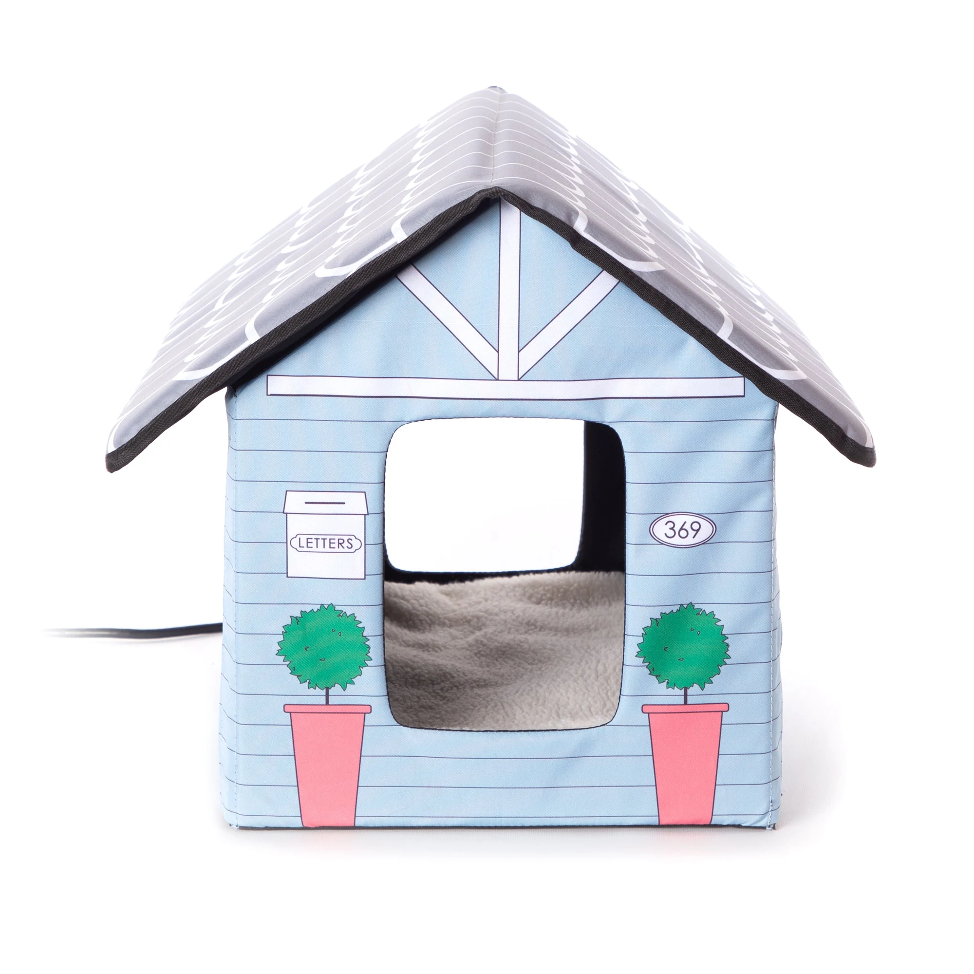 Outdoor Kitty House - Cottage Design - Front